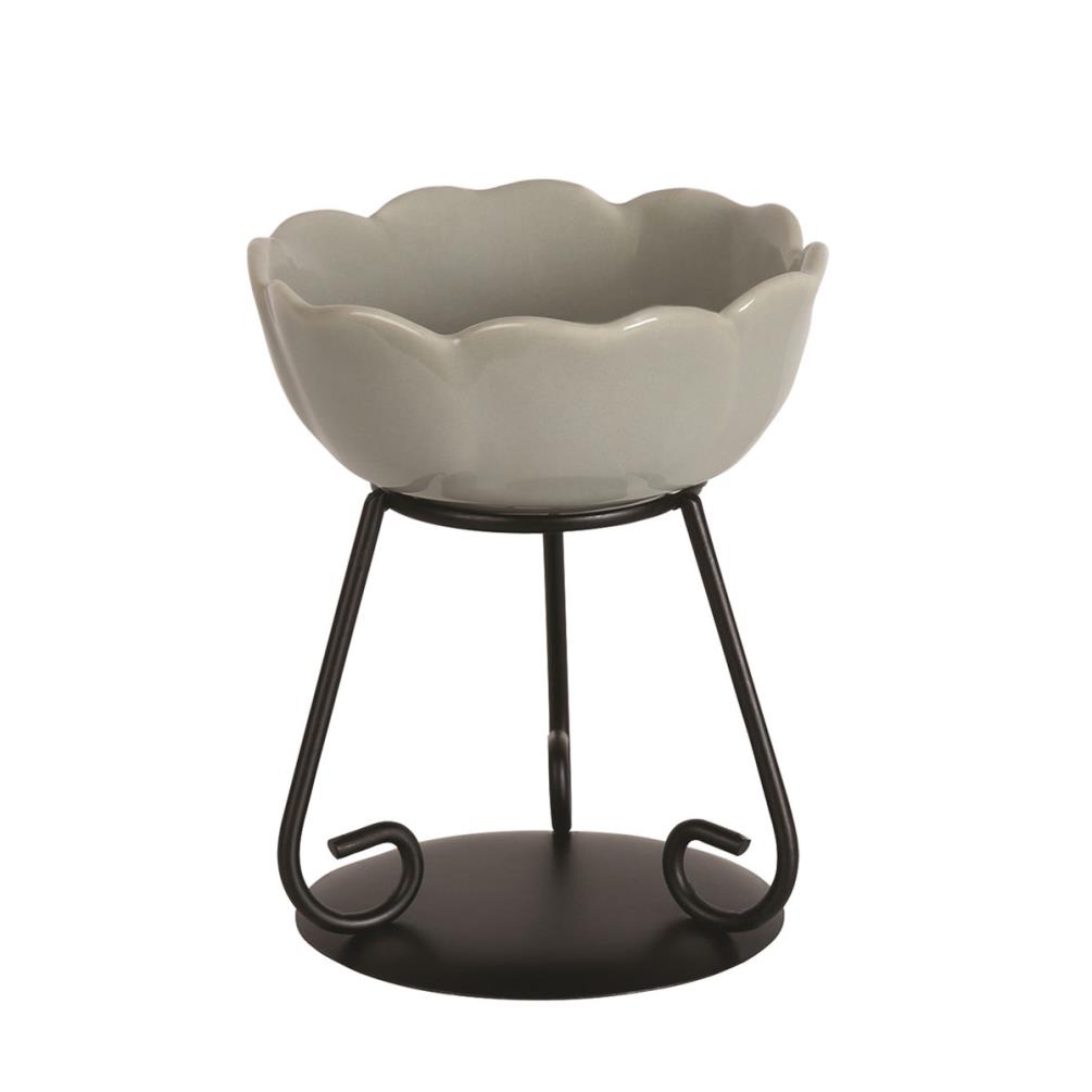 Aroma Flower Grey Wax Melt Warmer £6.29